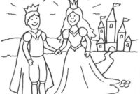 prinzessin schloss ausmalbild