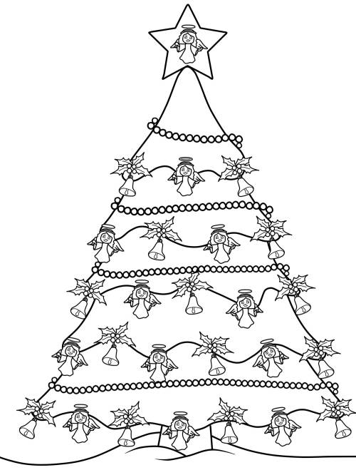  Foto zu weihnachtsbaum bilder zum ausmalen 