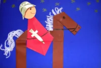 st martin im kindergarten basteln