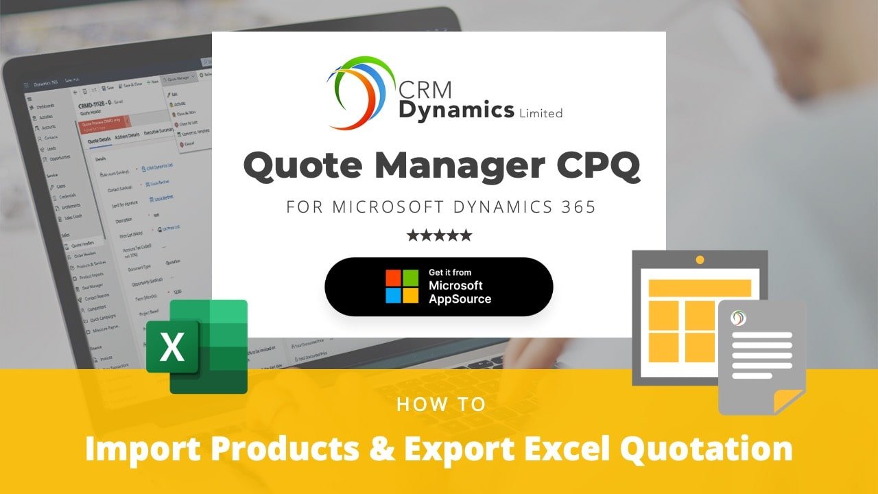 How to import products and export an Excel Quotation? | Quote Manager