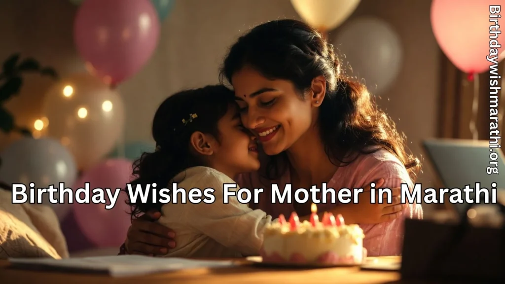 75+ New Heart Touching Birthday Wishes for Mother in Marathi