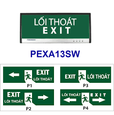 Đèn Exit thoát hiểm Paragon PEXF13SC-G2 | Đèn led chính hãng giá tốt