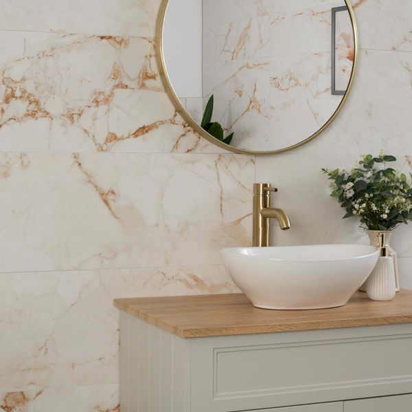 BEIGE MARBLE EFFECT 30X90 - Norwich Tiles & Bathrooms