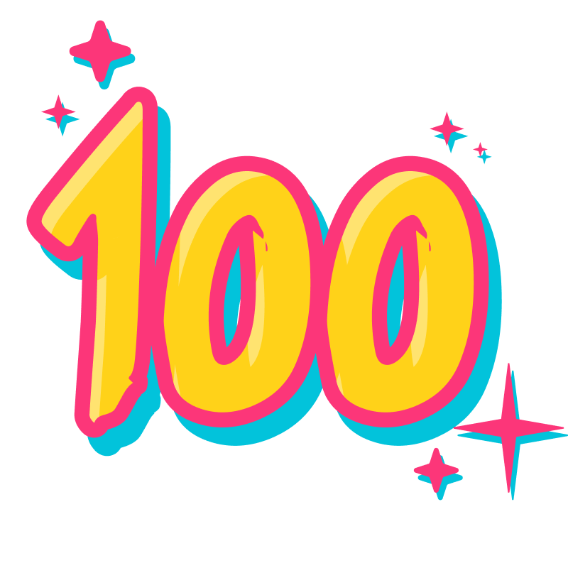  100 Emoji PNG Transparent Images Motiv 