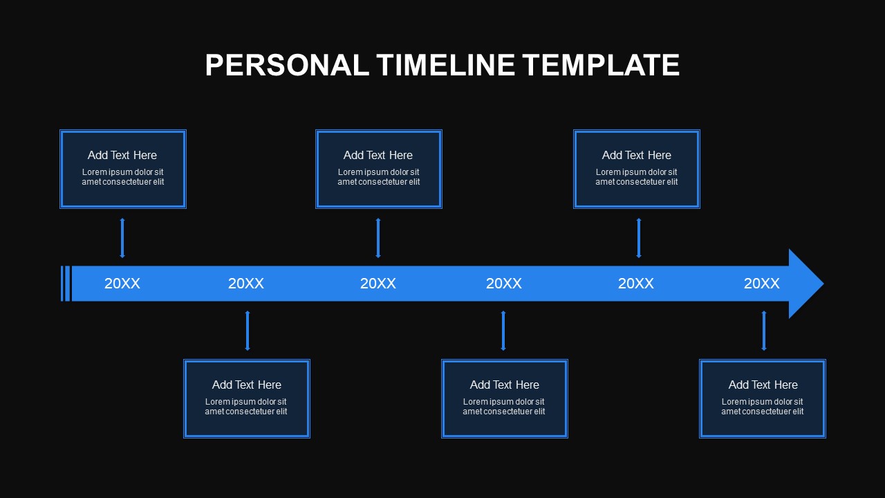  Personal Timeline Template for PowerPoint & Google Slides Illustration 