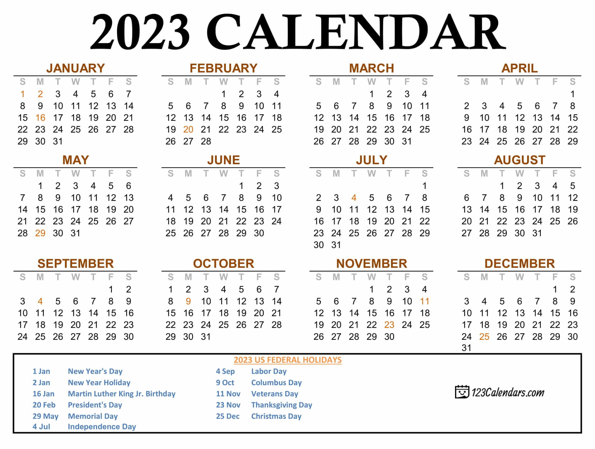  Foto zu Printable Calendar 2023 Free 2023 Year Of The Rabbit Calendar 