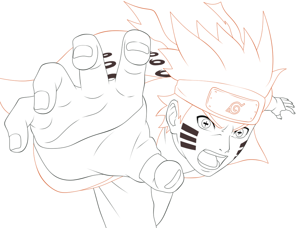Line Art Naruto by GEVDANO on DeviantArt