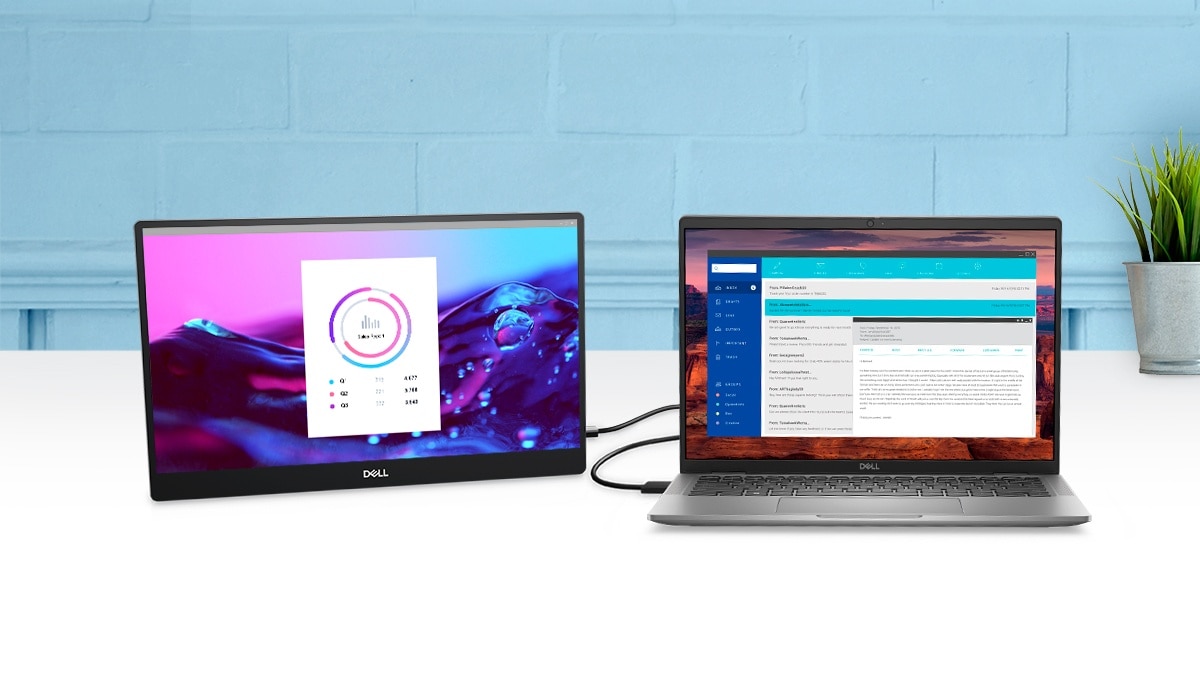  Dell 14 Portable Monitor - P1424H Motiv 