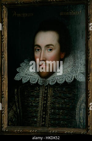 This historical portrait of William Shakespeare captures the likeness