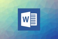 word text has white background