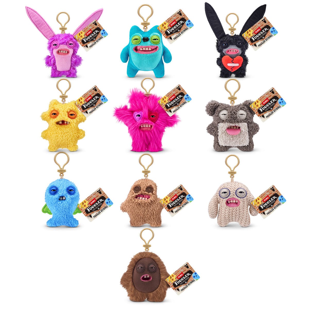  Fuggler - Soft Toys Keyring Series 5 (Choose your Fuggler) 