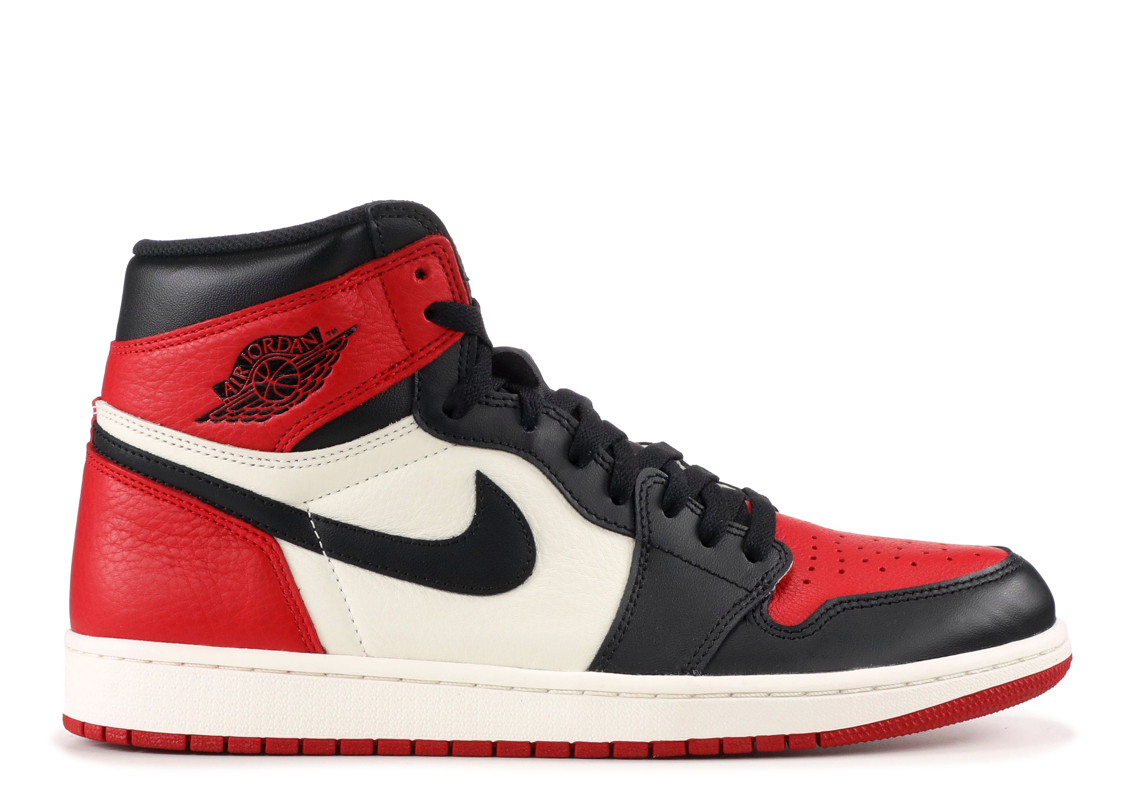  Jordan 1 Retro High OG 'Bred Toe' - Air Jordan - 555088 610 - gym red 