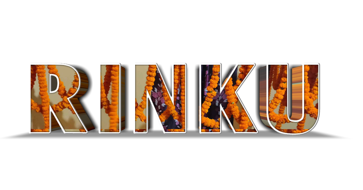 Rinku 3d name PNG image