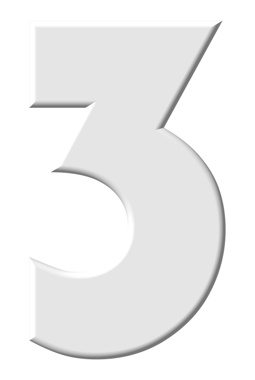 Numbers: Number 3 Bildidee 