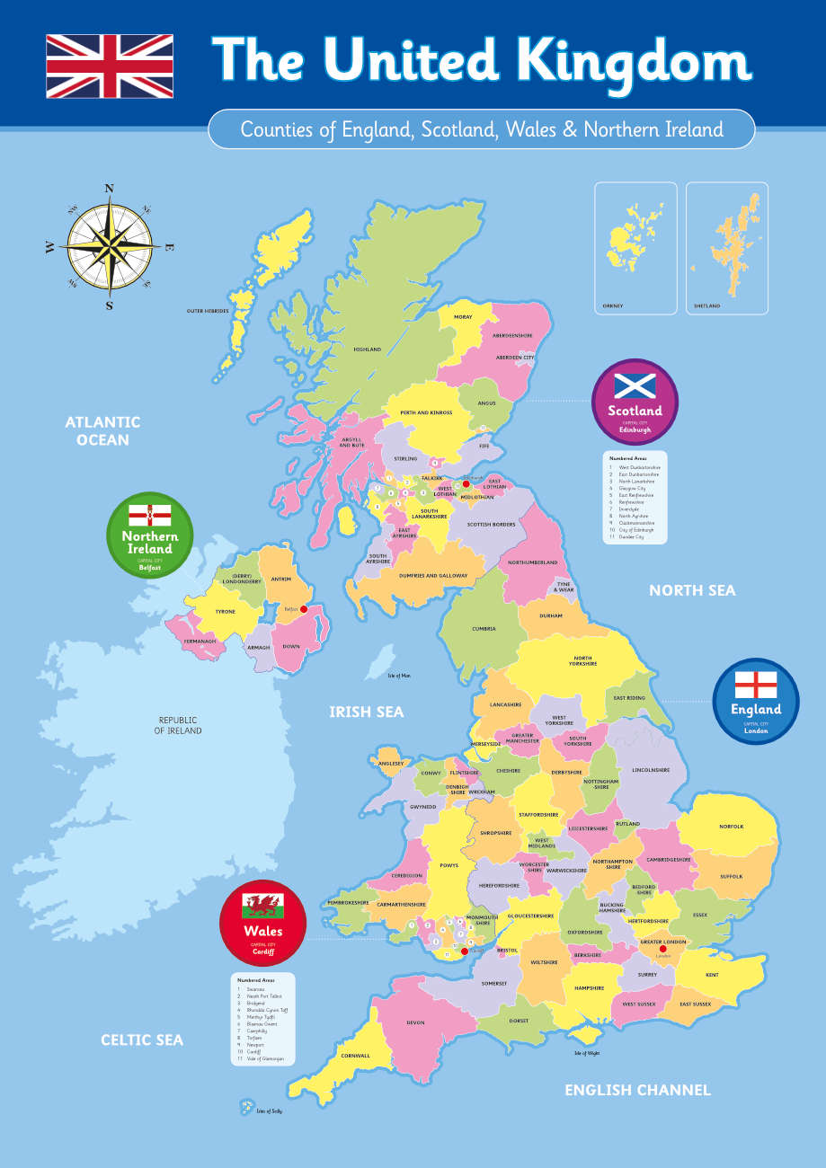  Foto zu England Map Counties 