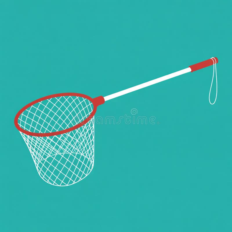  Cartoon Illustration of a Fishing Net Stock Illustration - Illustration Motiv 