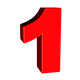  Number 1 made out of leaves image - Free stock photo - Public Domain 