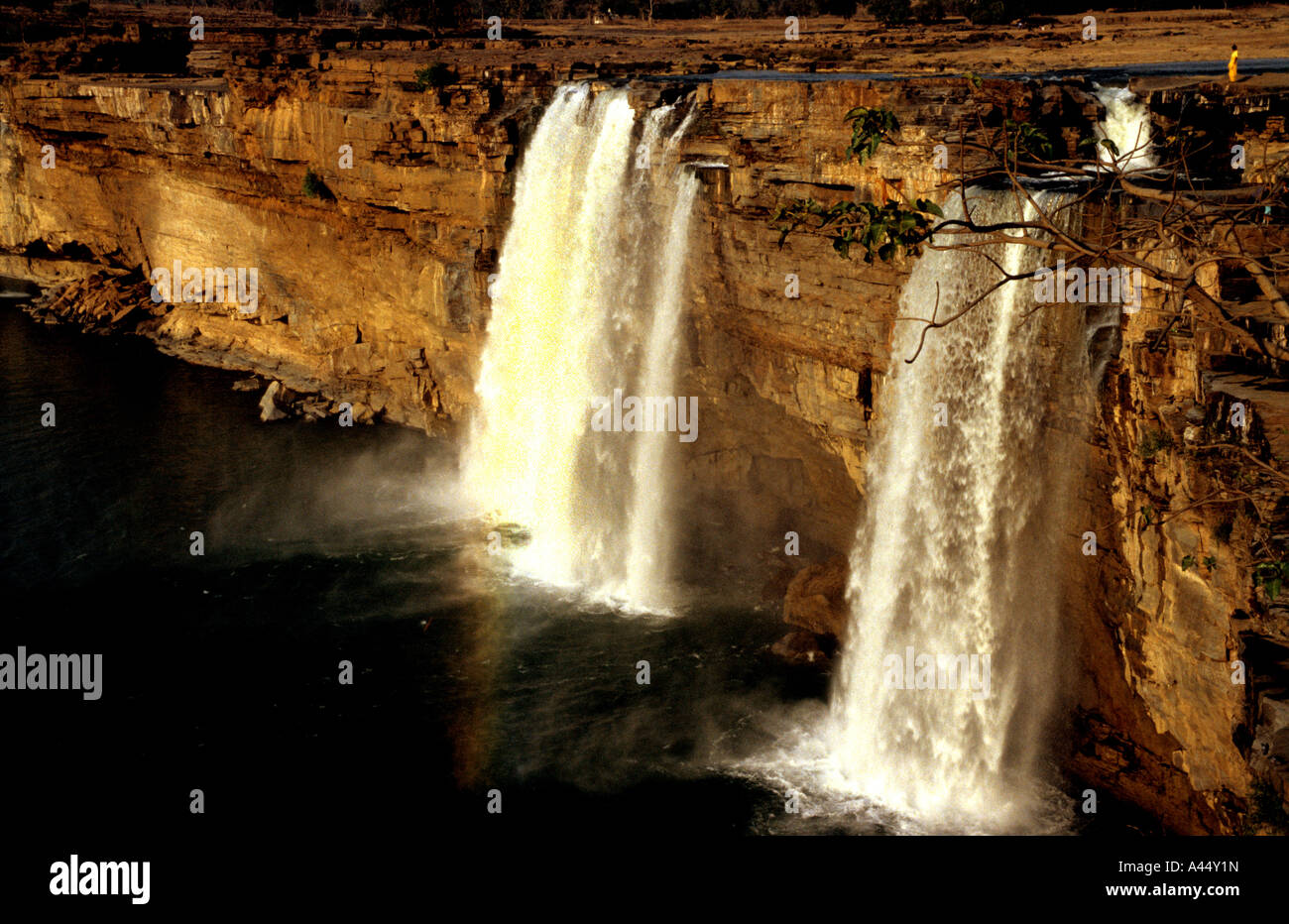 The beautiful and Chitrakoot waterfalls in Chhattisgarh India Stock