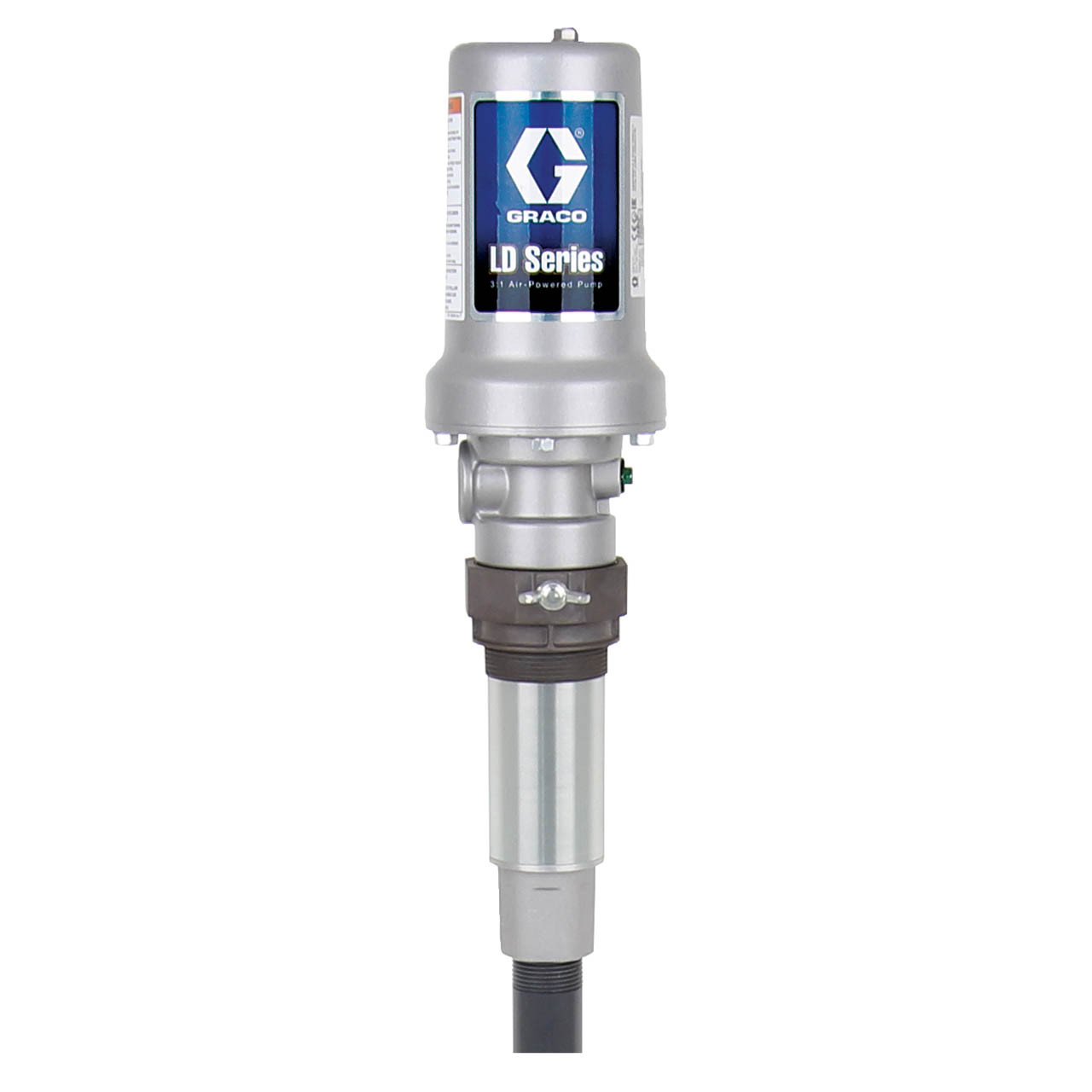 Graco LD Series 3:1 Air Powered Piston Oil Pump - 7.8 GPM w/ Cut to Illustration 