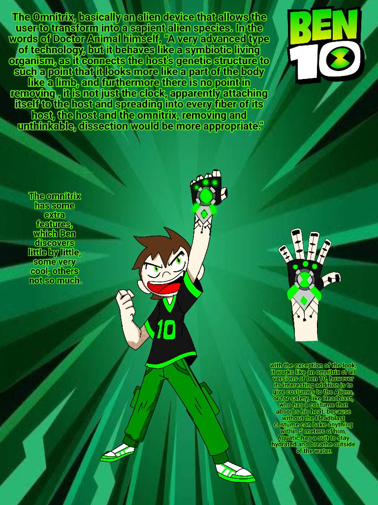  BEN 10 CHARACTERS DESIGN - OMNITRIX by KyuubiStudiosproject on DeviantArt Illustration 