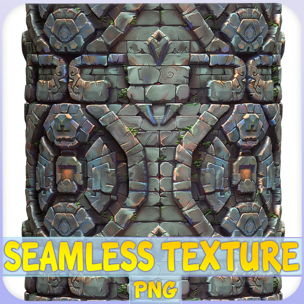  Stylized Wall Seamless Texture by zames1992d Illustration 