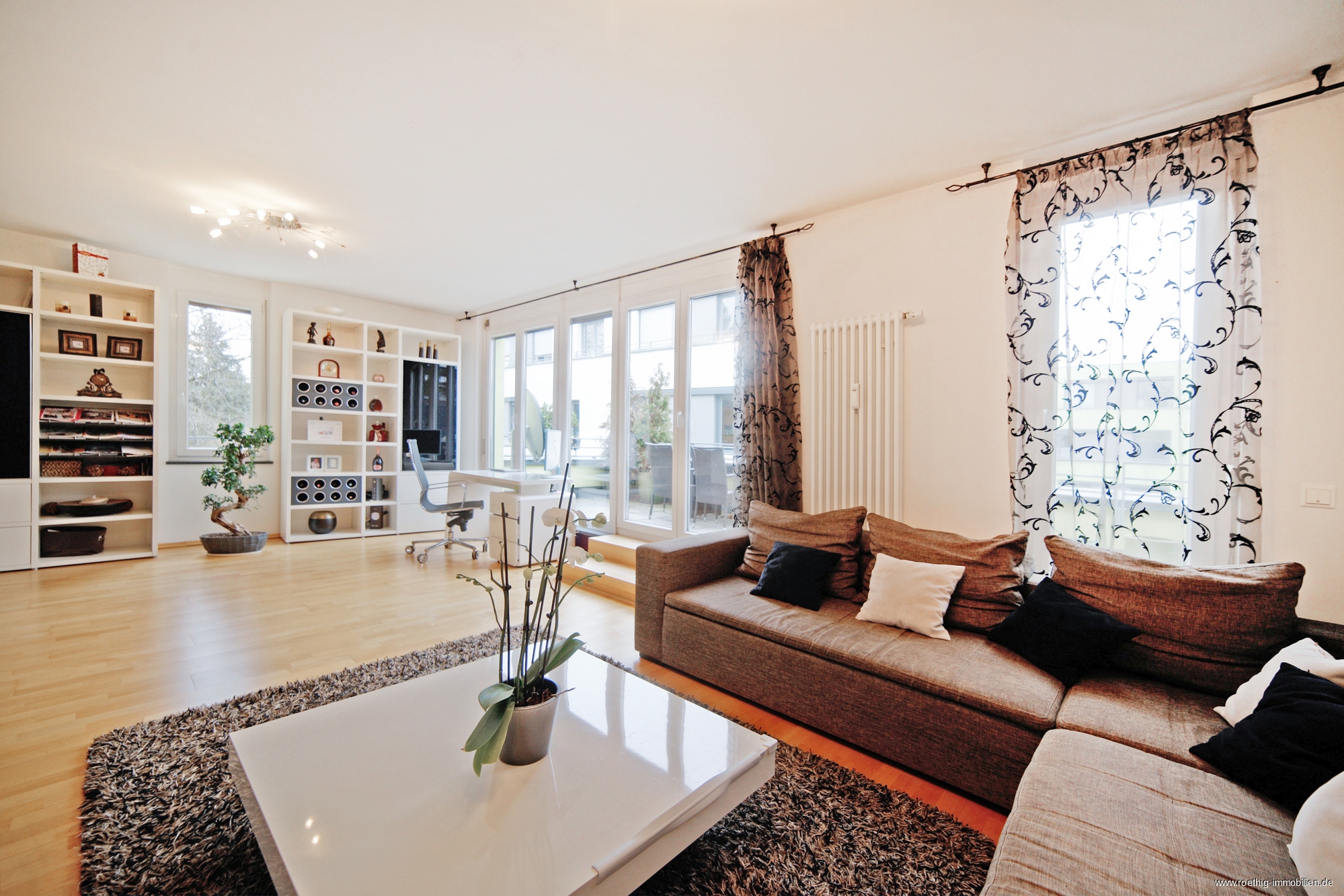  Moderne Sehr Helle 4 Zimmer Wohnung Mit Dachterrasse - De Haus Blog Illustration 