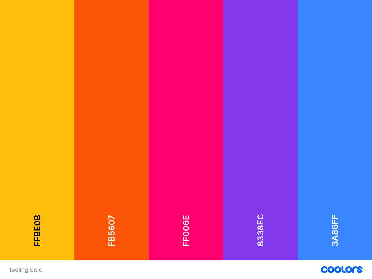 25 best sunset color palettes with names and hex codes – Artofit