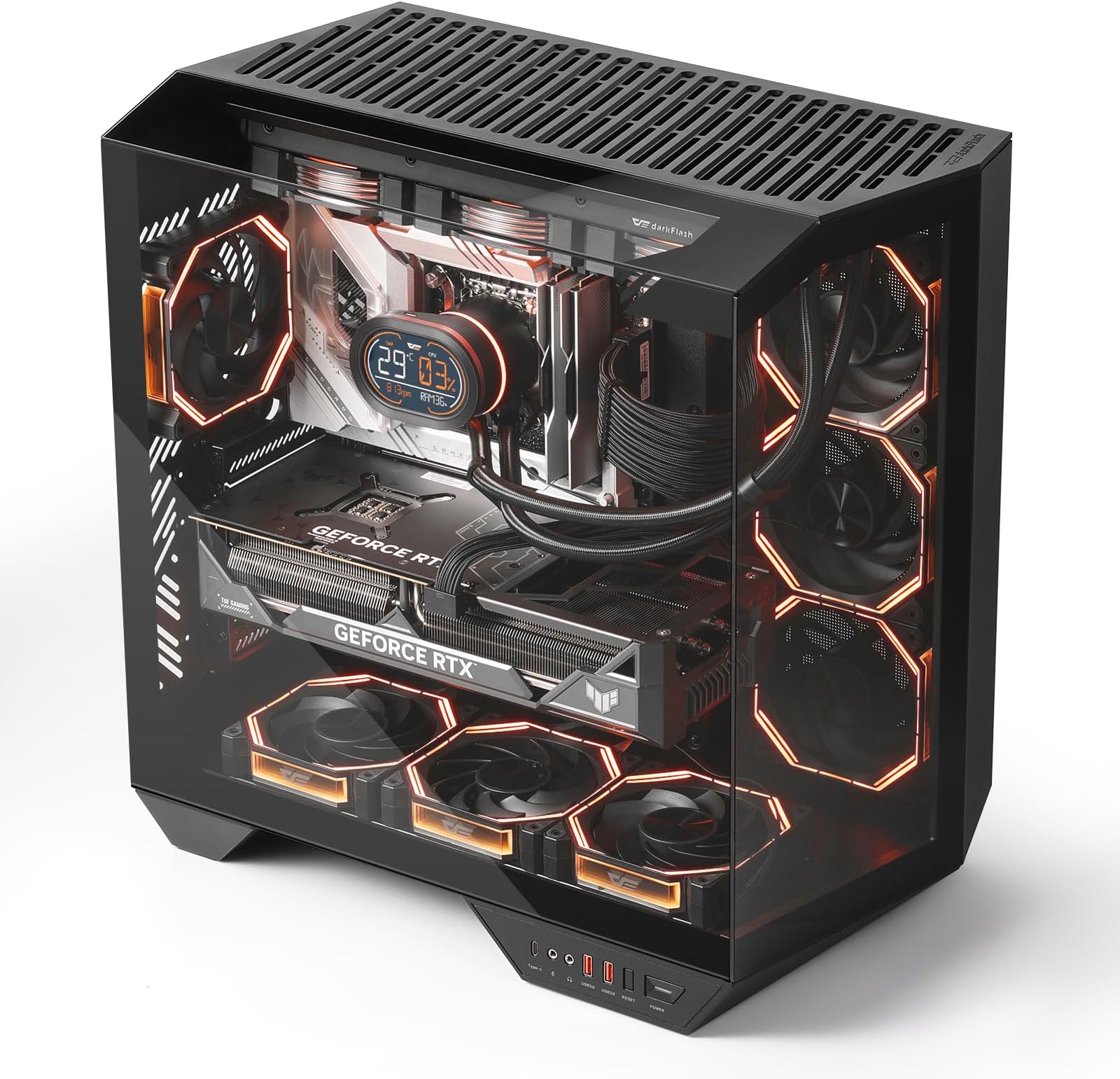 Amazon.com: HYTE Y70 Touch Infinite Dual Chamber ATX Mid Tower Modern
