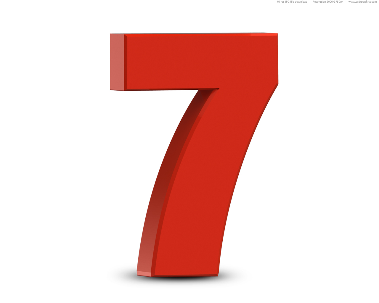  Foto zu Number 7 Png 