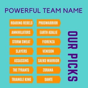 Powerful Team Names: Strong and Fearless Names For Your Team - Vibro Media Bildidee 
