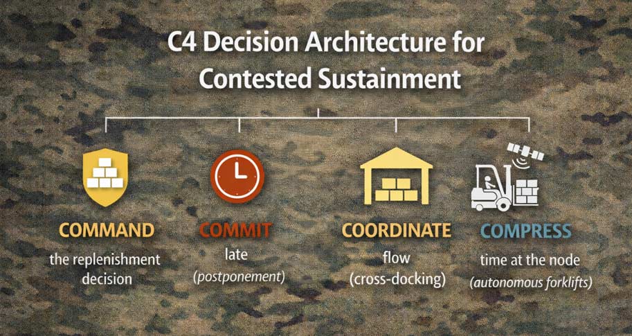  C4 Decision Architecture for Contested Sustainment: How four supply 