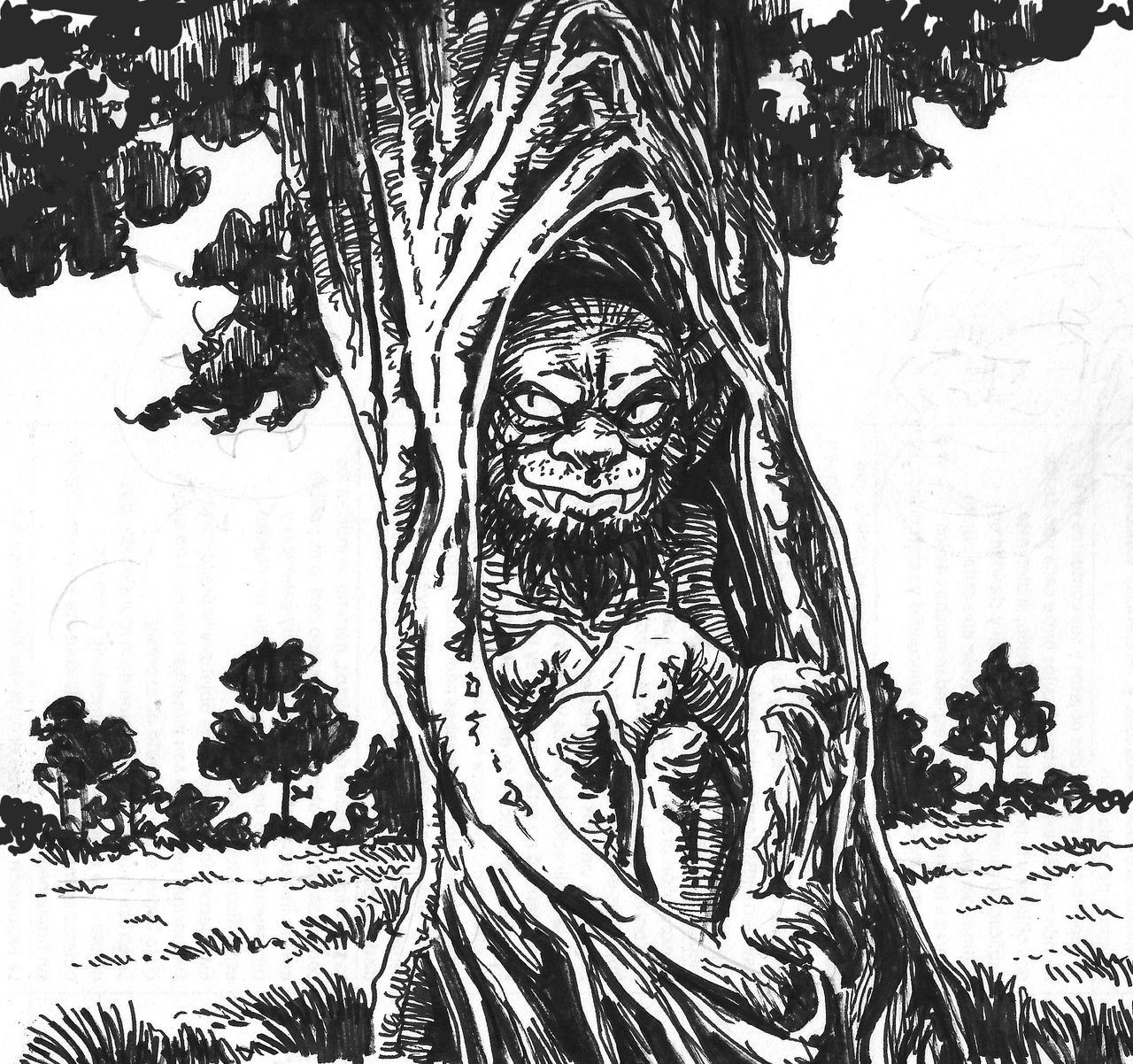  Troll in Tree by Shabazik on DeviantArt Motiv 