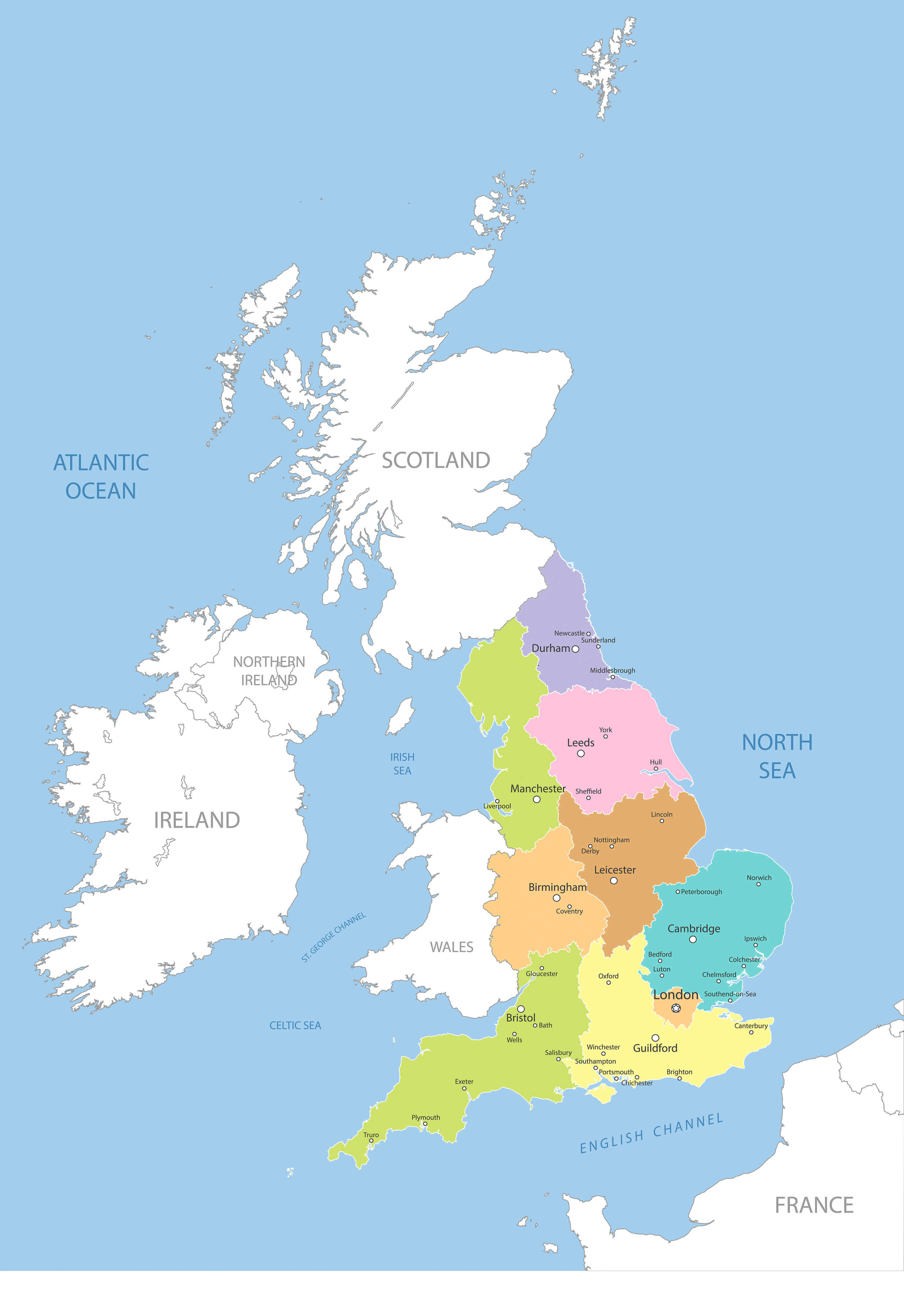  Foto zu Map United Kingdom 